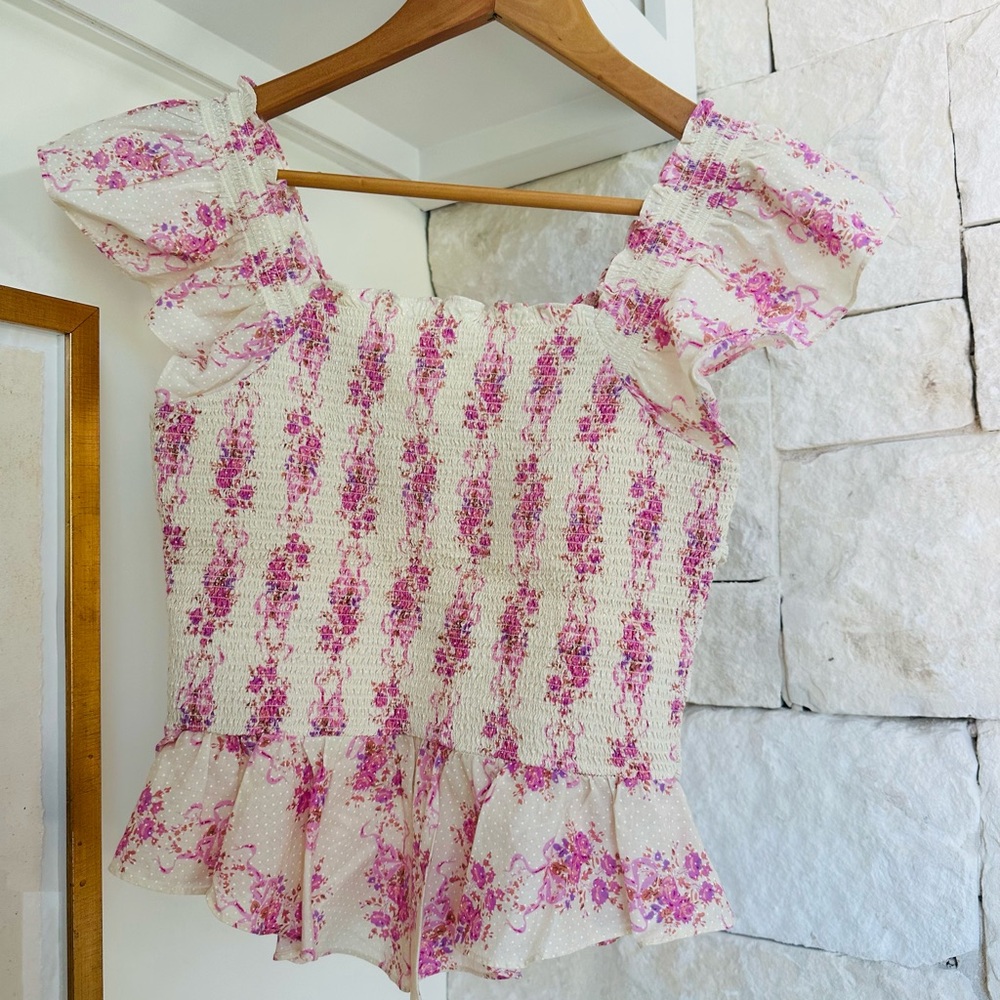 Loveshack Fancy Compass Top- Small